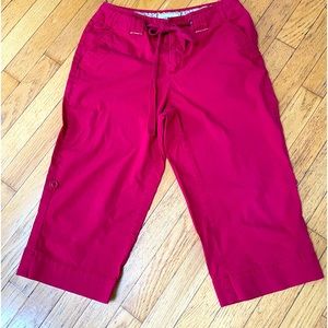 Women's St Johns Bay Capri Cargo Stretch Pants